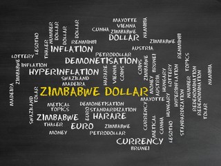 Poster - Zimbabwe dollar