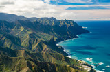 Fototapeta  - Anaga mountains and Atlatic ocean coast, Tenerife