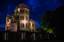 The Atomic Bomb Dome In Hiroshima, Japan One Of The Few Buildings Left Standing After The Bomb Hit