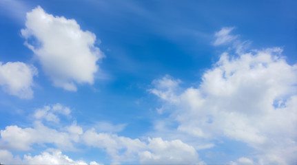 Wall Mural - beautiful sky with clouds background.