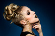 Ombre lips glamour make-up (Verena Narnhofer - Modelpage)