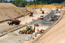 Construction Site Of A New Highway