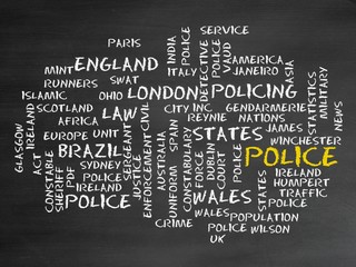 Canvas Print - Police