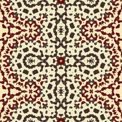 Boho ethnic vintage ornamental decorative seamless pattern 