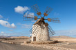  Round stone windmill near Tefia on Fuerteventura, Canary Islands, Spain