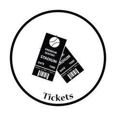 Poster - Baseball tickets icon