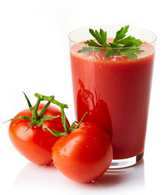 Glass Of Fresh Tomato Juice