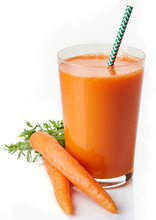 Glass Of Fresh Carrot Juice