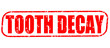 © zbg2 - Tooth decay on the white background, red illustration