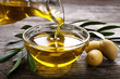 Leinwandbild Motiv Olive oil