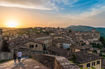 Wall Mural - Perugia, an awesome medieval city, capital of Umbria region, central Italy