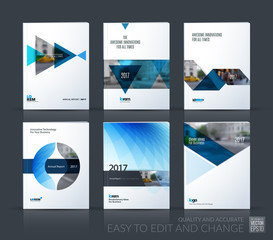 Wall Mural - Brochure template layout, cover design annual report, magazine, 