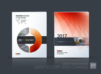Wall Mural - Brochure template layout, cover design annual report, magazine, 