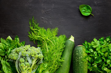 Wall Mural - Green vegetables