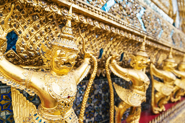 Wat Phra Kaew, Temple of the Emerald Buddha. The Grand Palace Ba