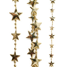 Line Of A Star Garland Thread Isolated