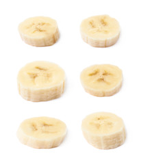 Sticker - Banana slice isolated