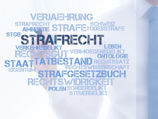 Canvas Print - Strafrecht