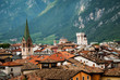 Roofs of Trento, Italy