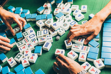 Palying Mahjong