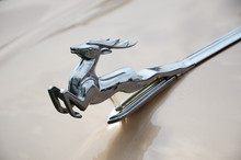 Deer-like Hood Ornament Of The Vintage Car GAZ