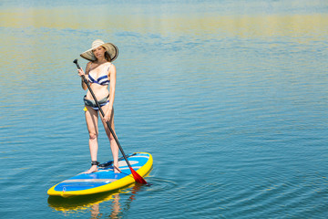 Fototapete - Paddleboarding