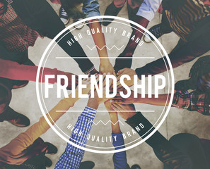 Sticker - Friendship Community Partnership Relation Team Concept