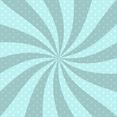 Wall Mural - design elements on background light blue colour ray background in vintage style