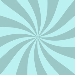 Wall Mural - design elements on background light blue colour ray background in vintage style