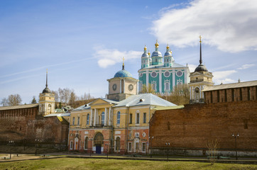 Holy assumption Cathedral. Smolensk. Russia. View from bridge. S