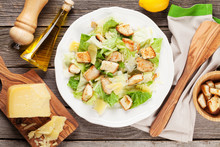 Fresh Healthy Caesar Salad Cooking