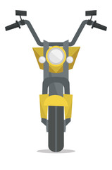 Sticker - Classic retro motorcycle vector illustration.