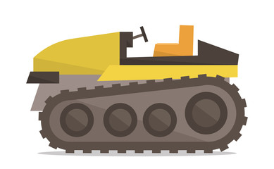 Poster - Tractor vector illustration.