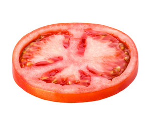 Wall Mural - sliced tomato isolated