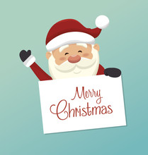 Happy Merry Christmas Isolated Icon Design, Vector Illustration  Graphic 