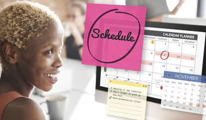 Sticker - Schedule Calender Planner Organization Remind Concept