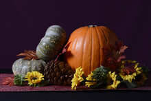 Thanksgiving Pumpkin Centerpiece