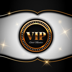 Wall Mural - Gold VIP vector illustration