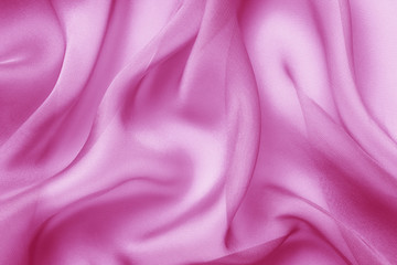 Wall Mural - .pink fabric with large folds abstract  background