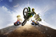 Multi sports motorsport collage dirt bike karting