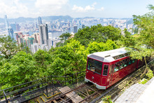 The Peak Tram In Hong Kong