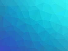 Blue Teal Gradient Polygon Shaped Background