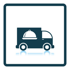 Poster - Delivering car icon