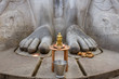 The statue of Gommateshvara Bahubali at Shravanabelagola