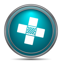 Canvas Print - Medical patch icon