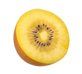  kiwi gold slice on a white background