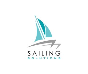 Wall Mural - sailing logo