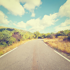 Canvas Print - Asphalt Road