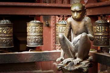 Wall Mural - Golden temple in Patan, Lalitpur city, Nepal