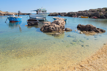 beautiful sea of salento, apulia, italy